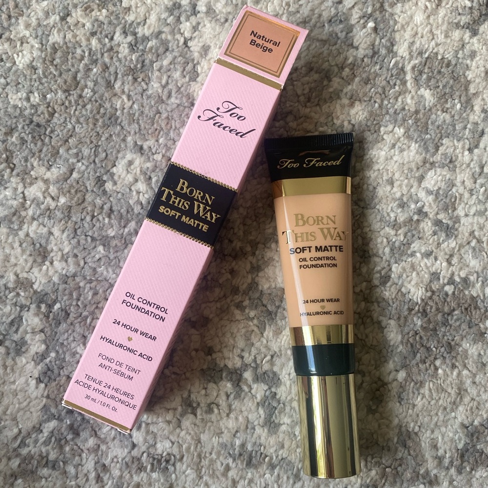 Too Faced Born This Way Soft Matte Foundation - Natural Beige - Picture 1 of 9